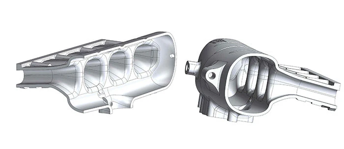 SPA TURBO 2.0L TSI / FSI T3 Twin Scroll Turbo Exhaust Manifold Transverse Engines + Aluminum intake manifold - NEW VERSION - Image 13