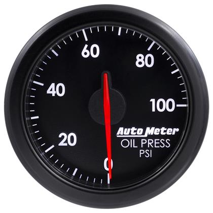 2-1/16" OIL PRESS, 0-100 PSI, AIR-CORE, AIRDRIVE, BLACK - Image 6