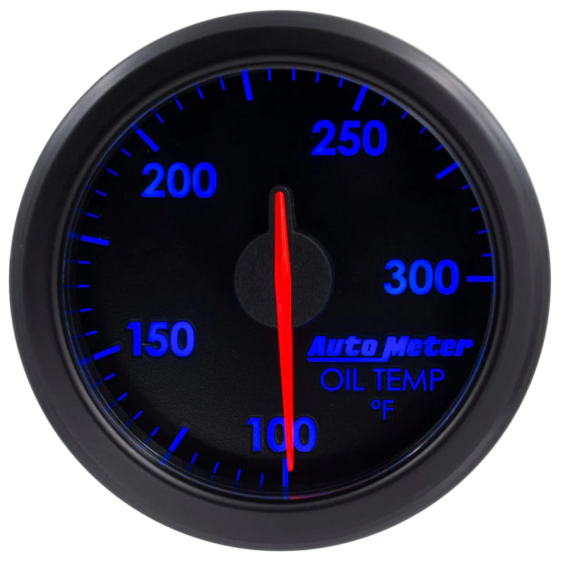 2-1/16" OIL TEMP, 100-300 °F, AIR-CORE, AIRDRIVE, BLACK - Image 4