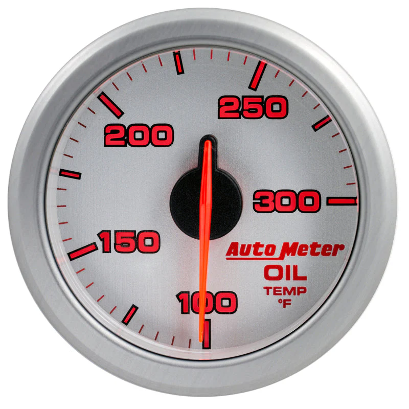 2-1/16" OIL TEMP, 100-300 °F, AIR-CORE, AIRDRIVE, SILVER - Image 2