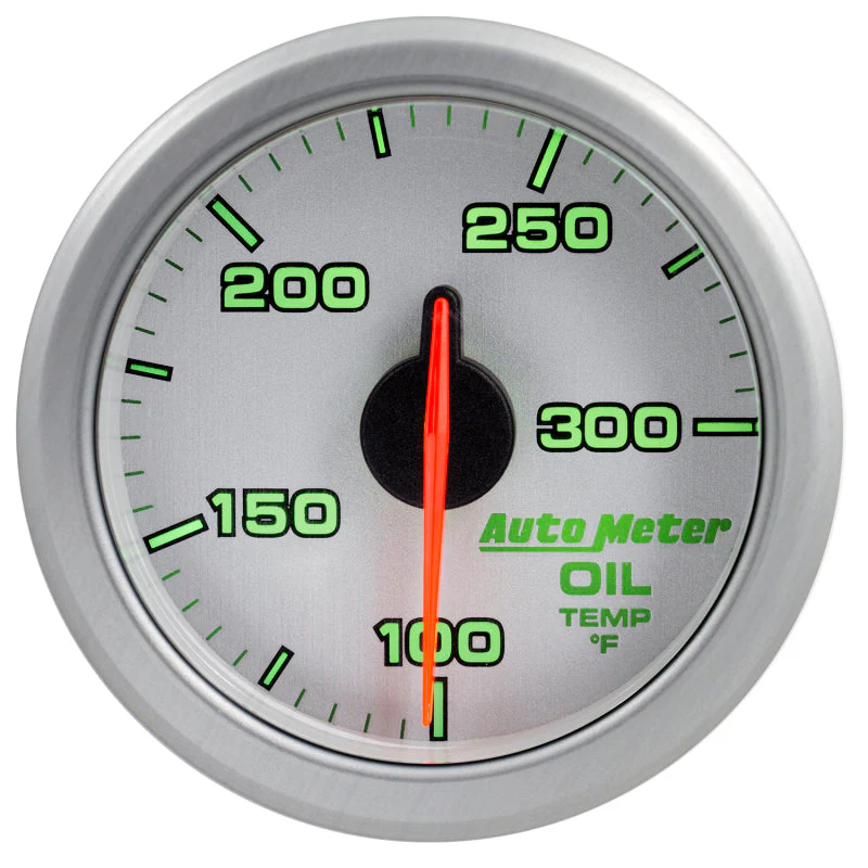 2-1/16" OIL TEMP, 100-300 °F, AIR-CORE, AIRDRIVE, SILVER - Image 3