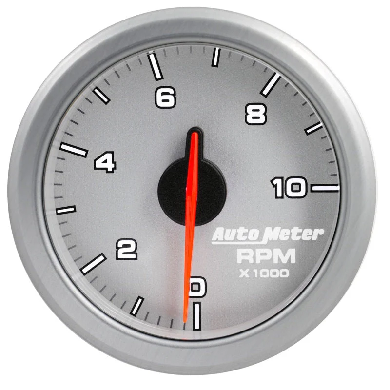 2-1/16" TACH, 0-10,000 RPM, AIR-CORE, AIRDRIVE, SILVER