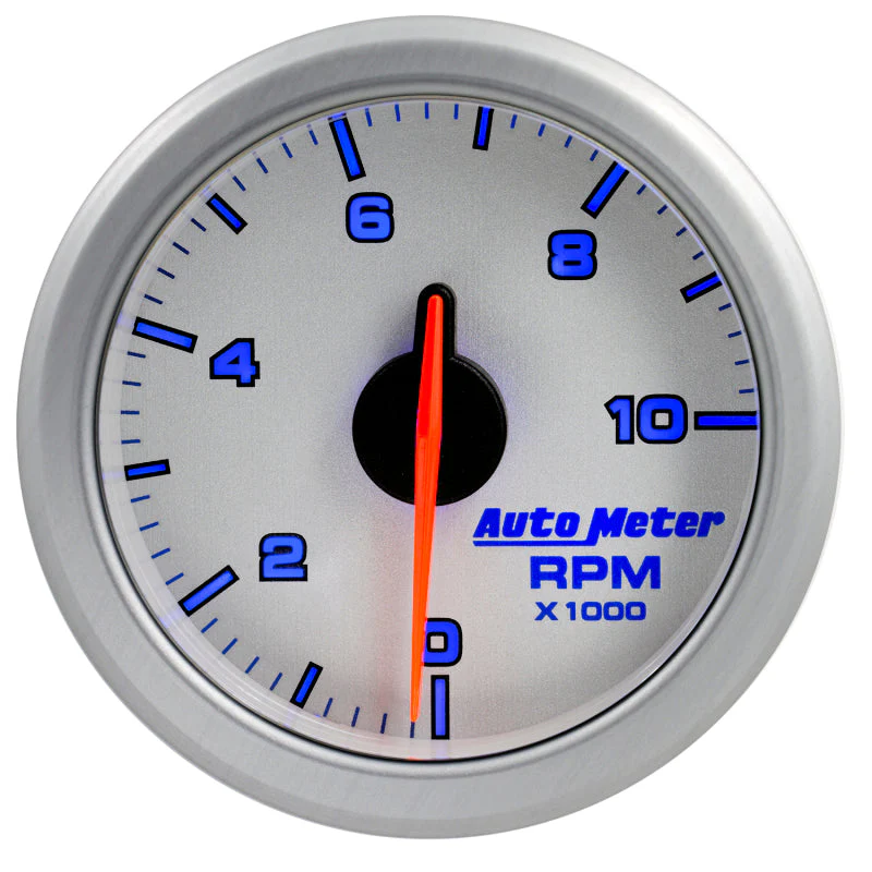 2-1/16" TACH, 0-10,000 RPM, AIR-CORE, AIRDRIVE, SILVER - Image 4