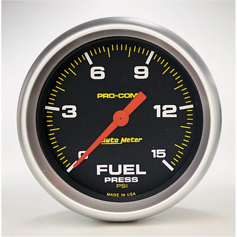 2-5/8" FUEL PRESSURE, 0-15 PSI, STEPPER MOTOR, PRO-COMP