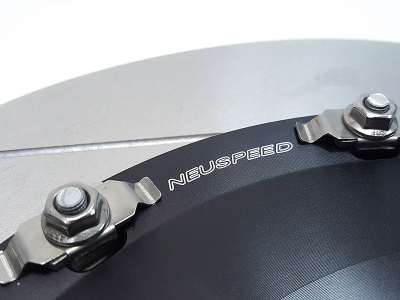 NEUSPEED 2-Piece Floating Brake Rotors Upgrade Kit | Rear 350mm Slotted • MQB - Image 3
