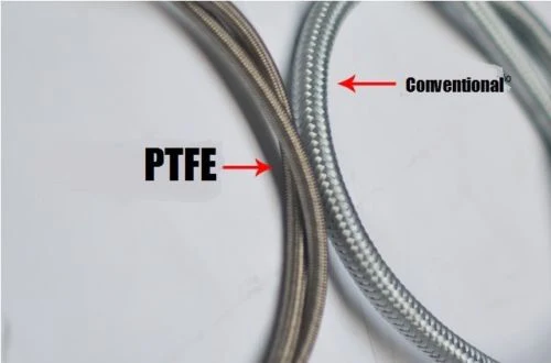 SPA TURBO 4AN PTFE 3' turbo braided oil feed line - Image 2