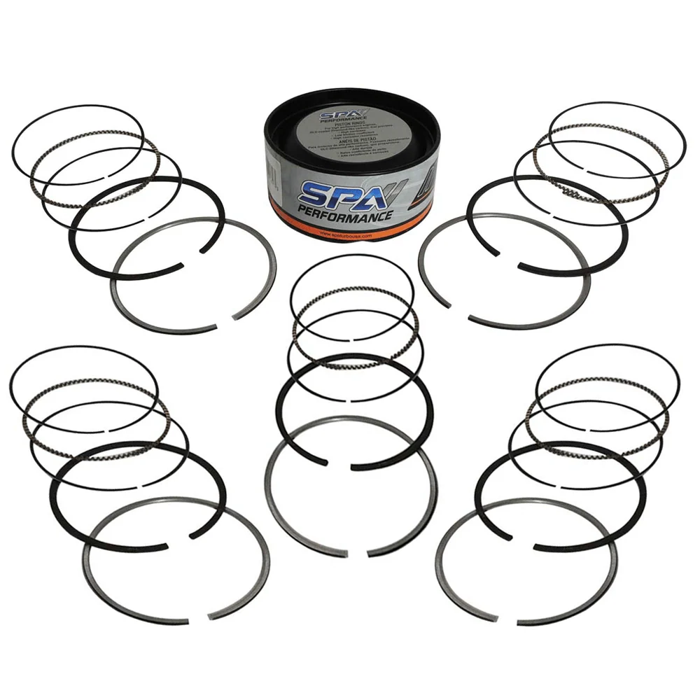 SPA TURBO 83mm performance piston rings for 5 cylinder engines - 1,5 / 1,5 / 2,0mm thickness - Set