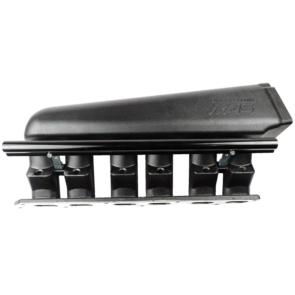 SPA TURBO 93-02 Supra 2JZ GTE intake manifold - 6 Injectors - Black - Image 4