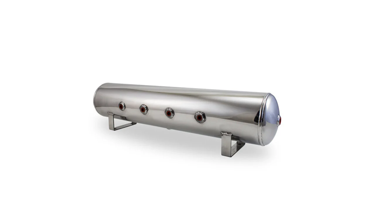 Air Lift Performance 4 Gallon Aluminum Air Tank - Polished