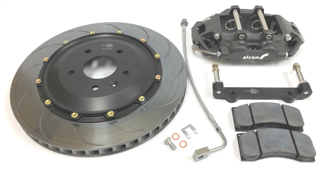 Alcon BMW E46 M3 4 Piston 355x32mm Front Race Kit - Anodized