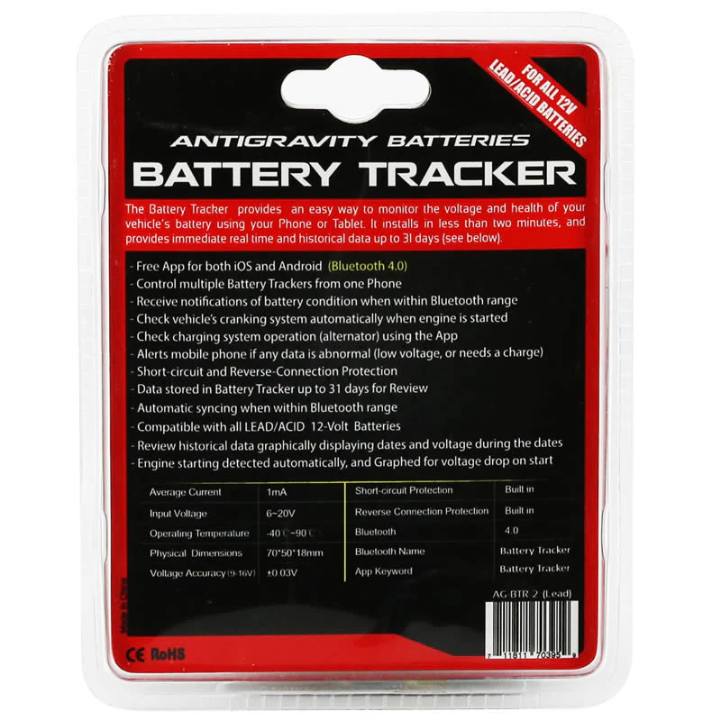 Antigravity Batteries Battery Tracker (Lead/Acid) - Image 3