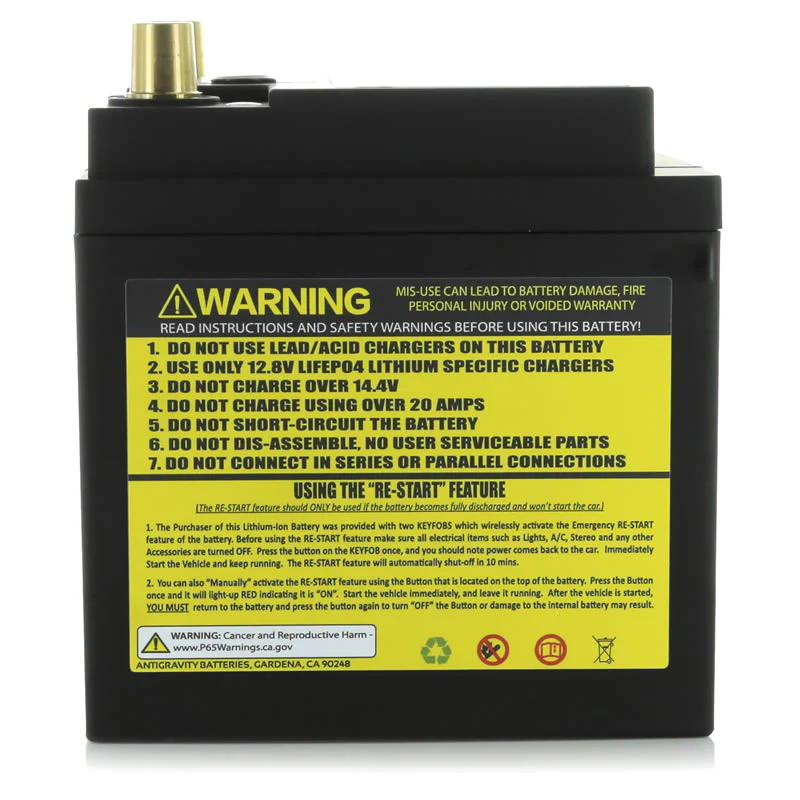 Antigravity Batteries Group 26 Lithium Car Battery w/Re-Start - Image 5