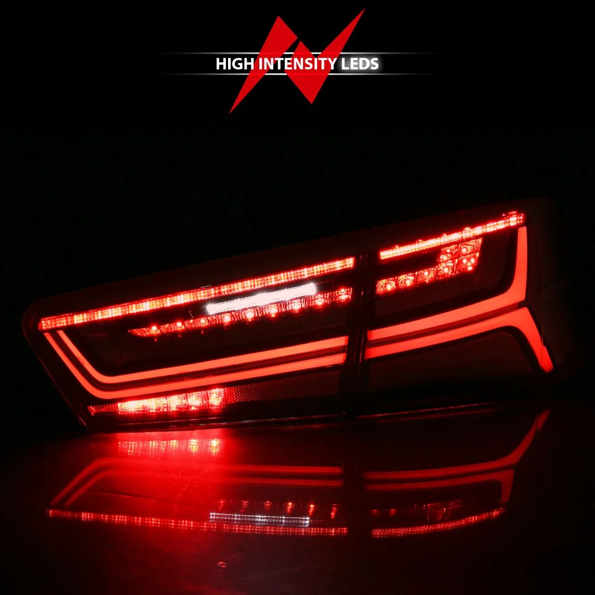 ANZO Audi A6/S6 (C7) LED Tail Lights w/ Sequential Turn Signals - Image 6