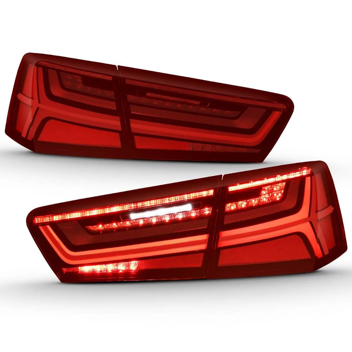 ANZO Audi A6/S6 (C7) LED Tail Lights w/ Sequential Turn Signals - Image 7