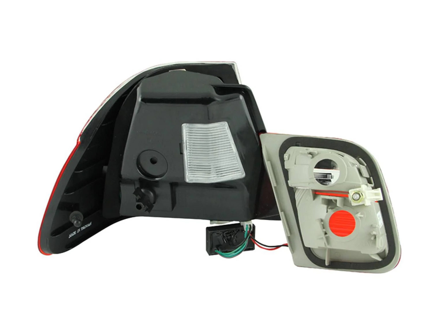 ANZO BMW E46 3-Series (99-01) 4-Door LED Taillights Red/Smoked - Image 2