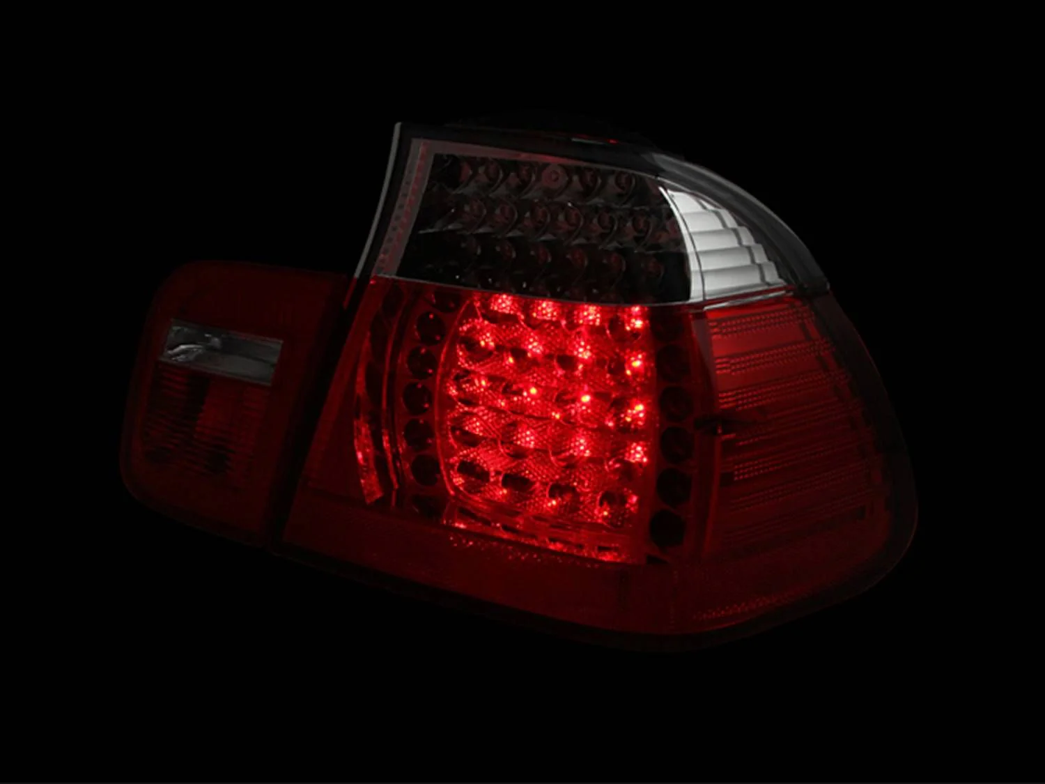 ANZO BMW E46 3-Series (02-05) 4-Door LED Taillights Red/Clear - Image 3