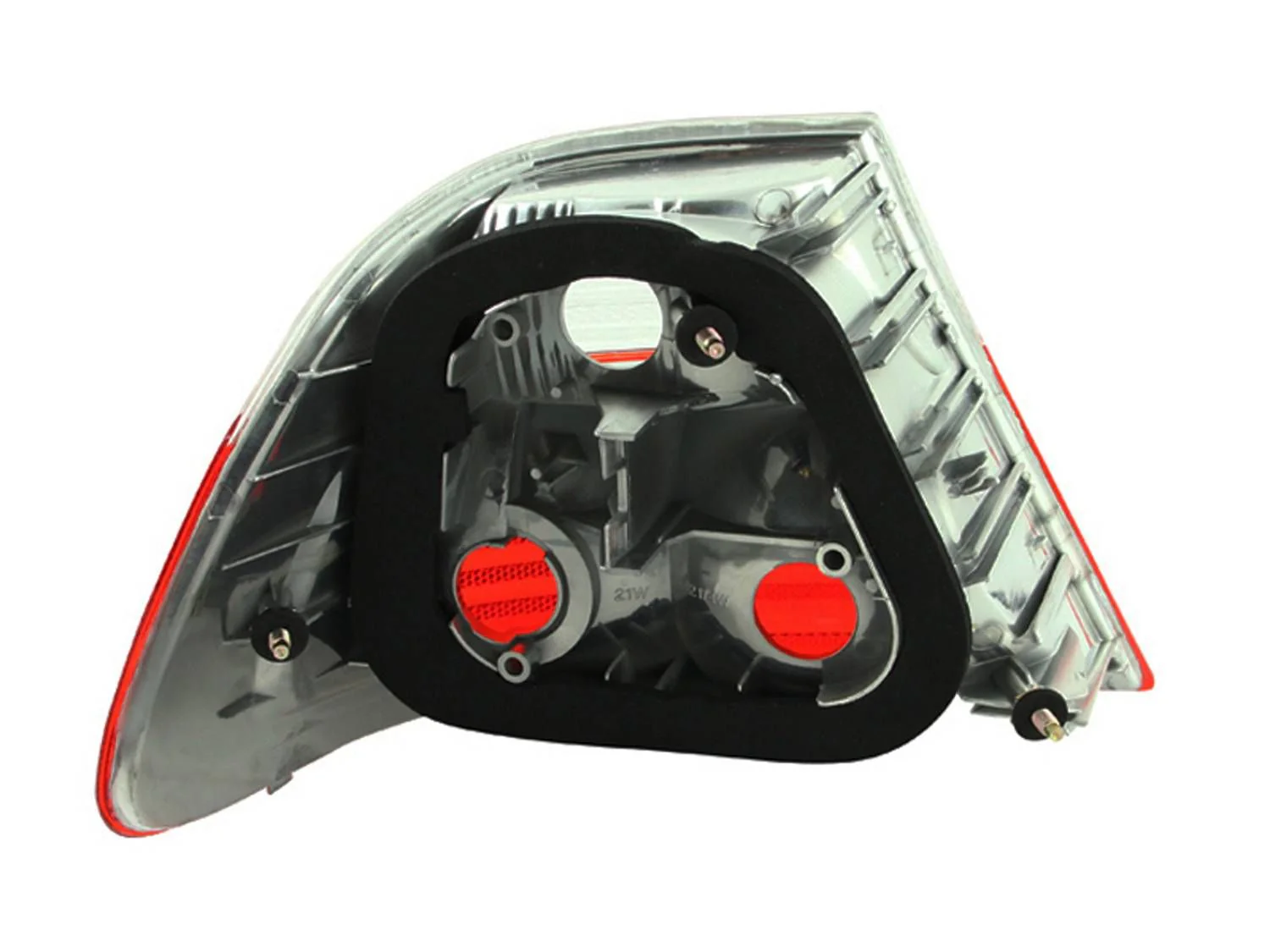 ANZO BMW E46 3-Series Coupe Outer Taillights Red/Clear - Image 2