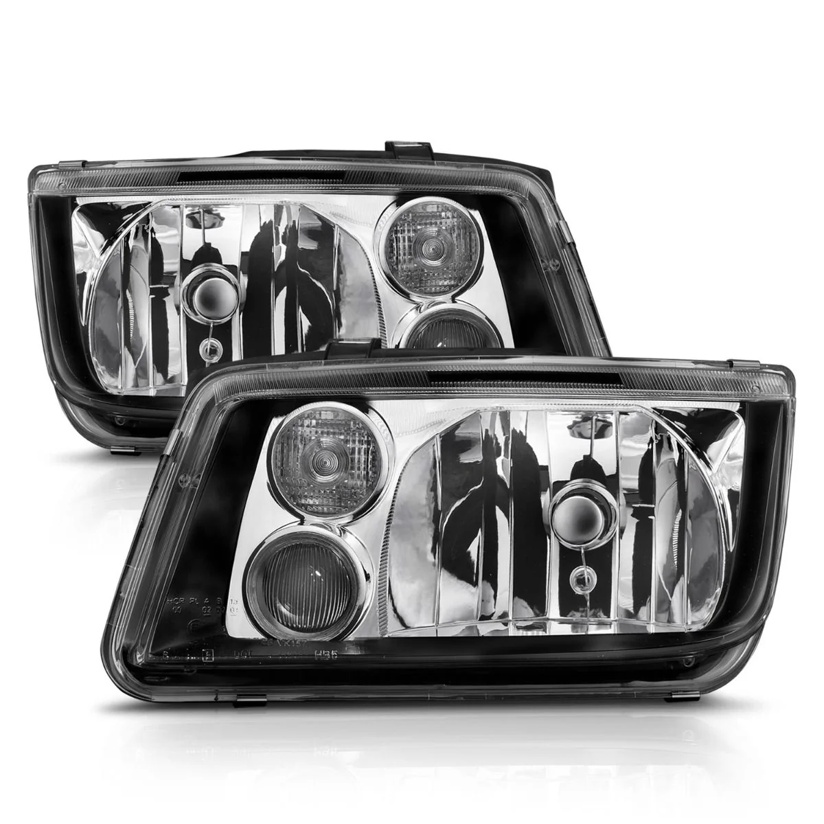 ANZO VW MK4 Jetta Crystal Headlights w/ Fog Lights - Image 5