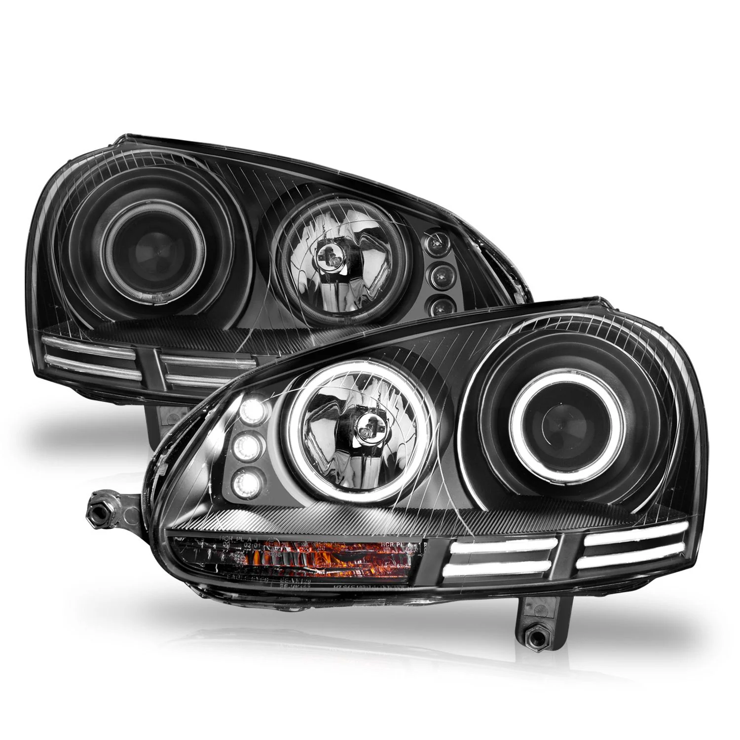ANZO VW MK5 Jetta/GTI/Rabbit Projector Headlights w/ Halo