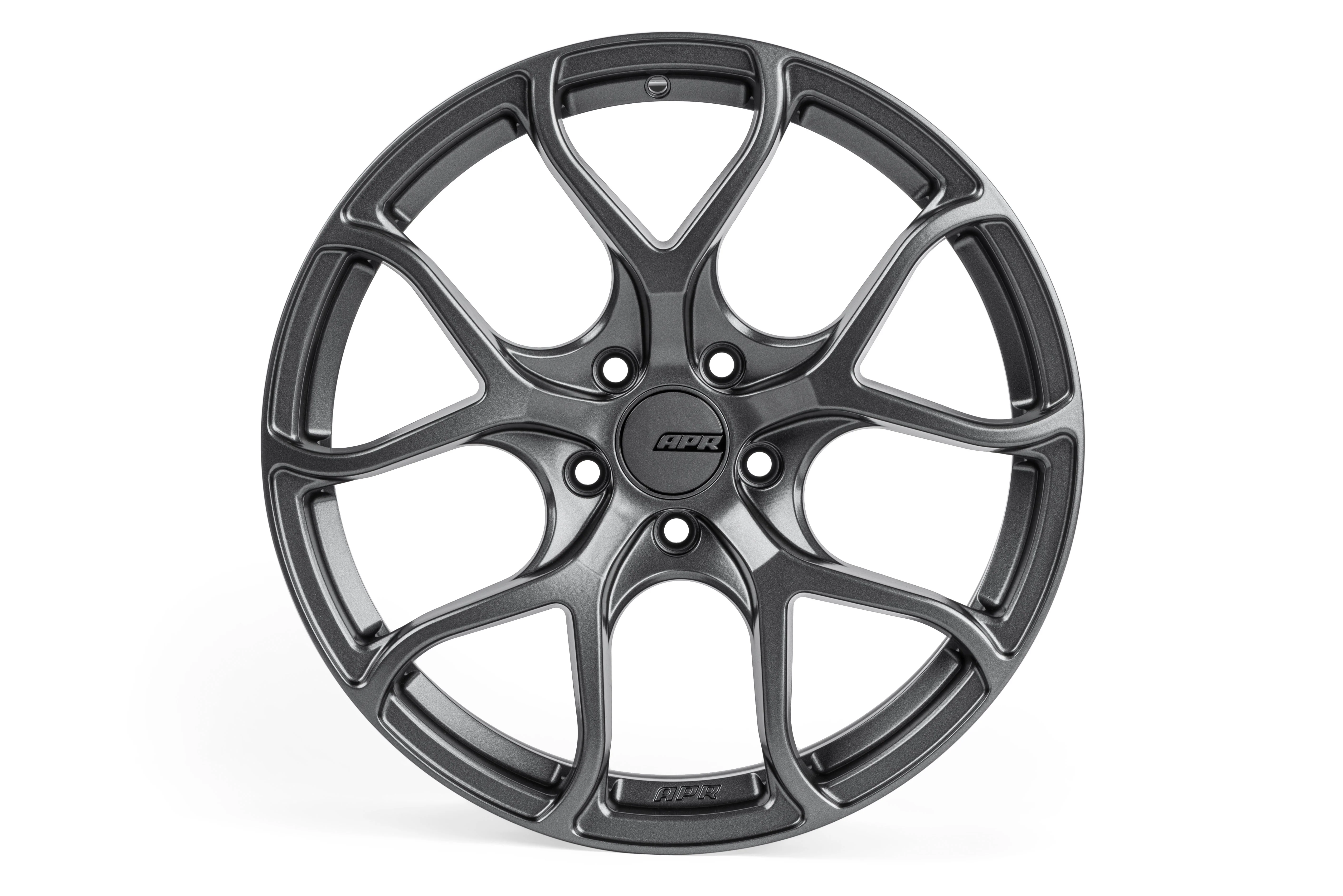 APR A01 Flow Formed Wheel - 5x112 18x8.5 et45 - Gunmetal - Image 2