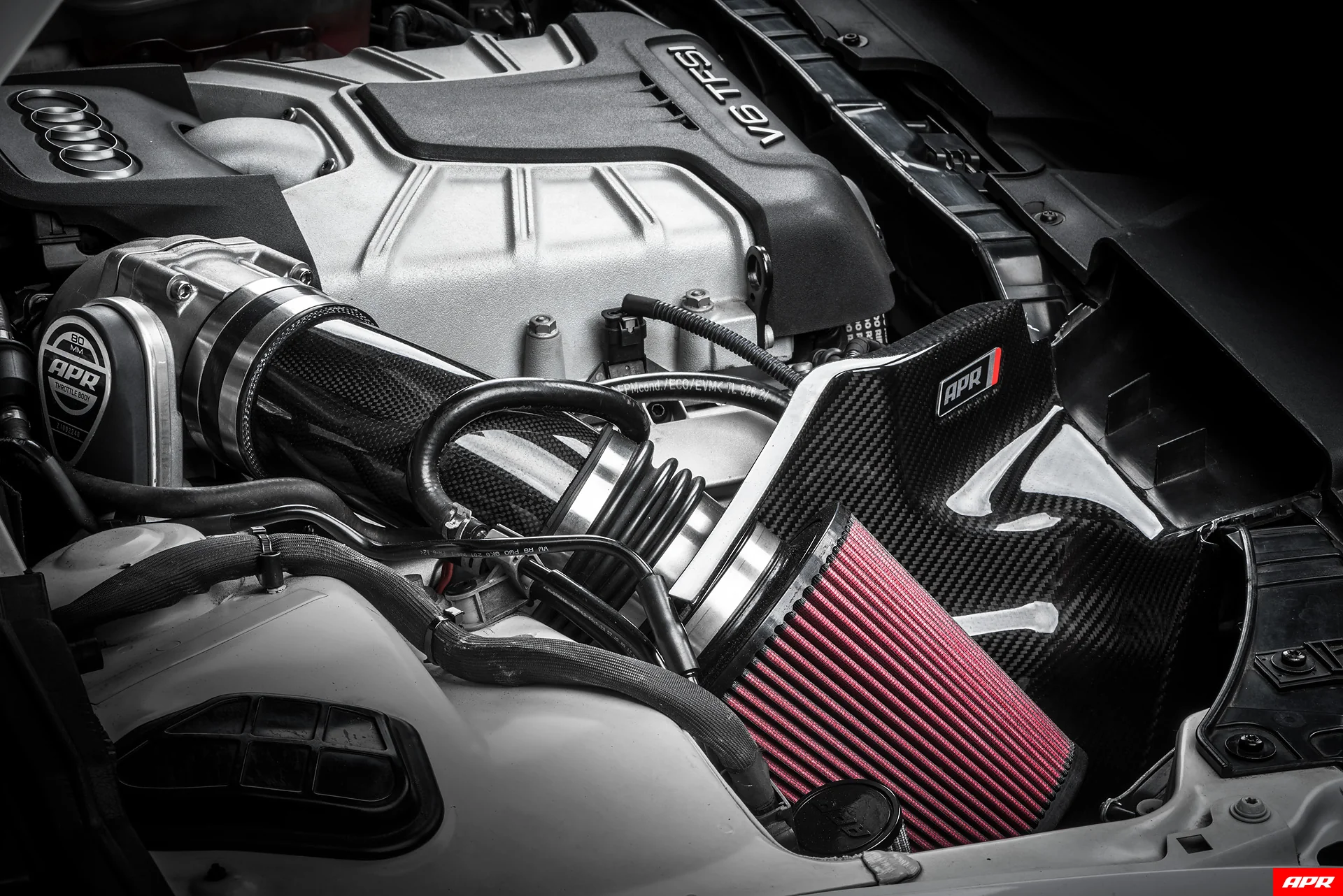 APR B8 Open Carbon Fiber Intake System - Image 4