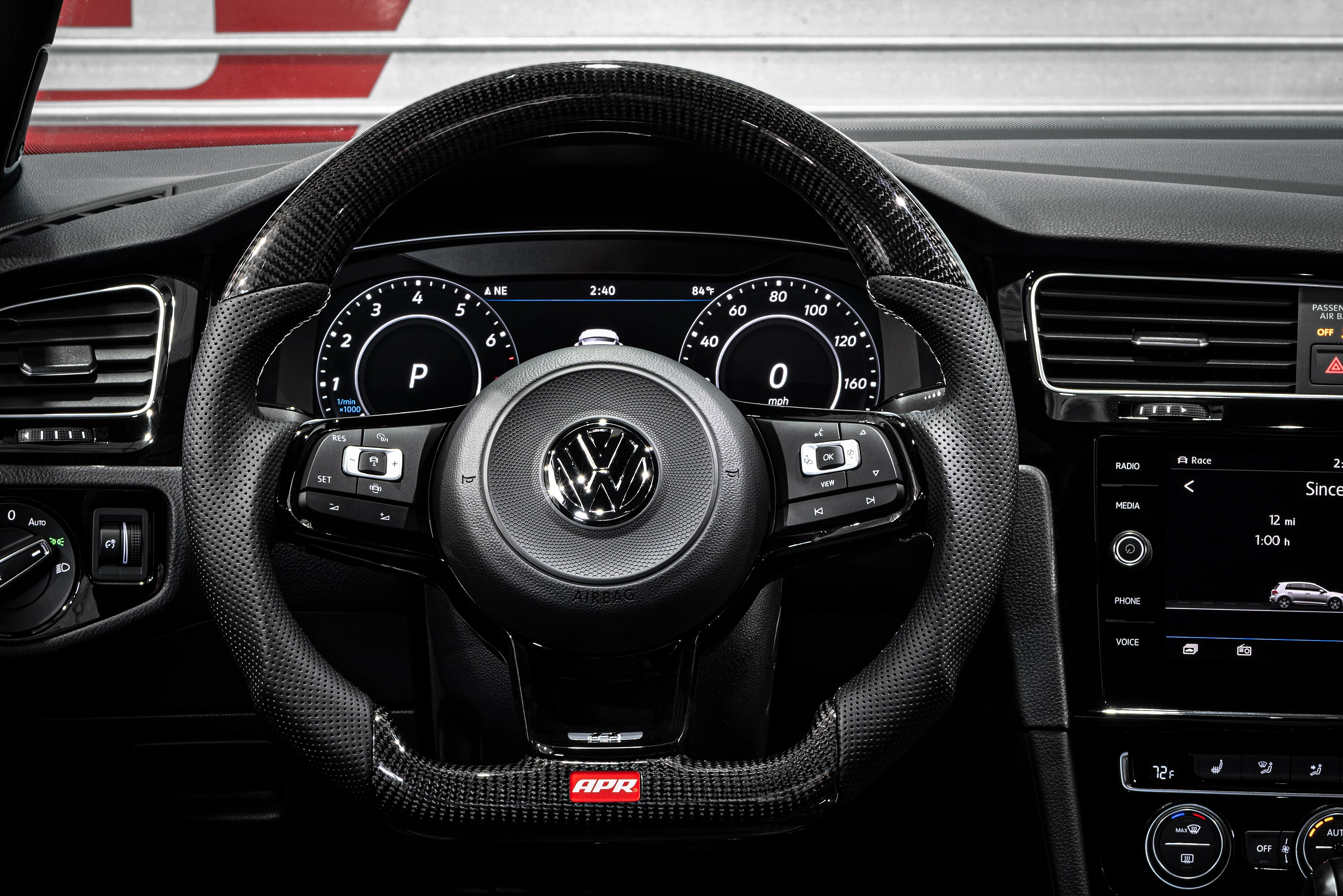 APR STEERING WHEEL - CARBON FIBER & PERFORATED LEATHER - MK7 GTI/GLI - Image 10