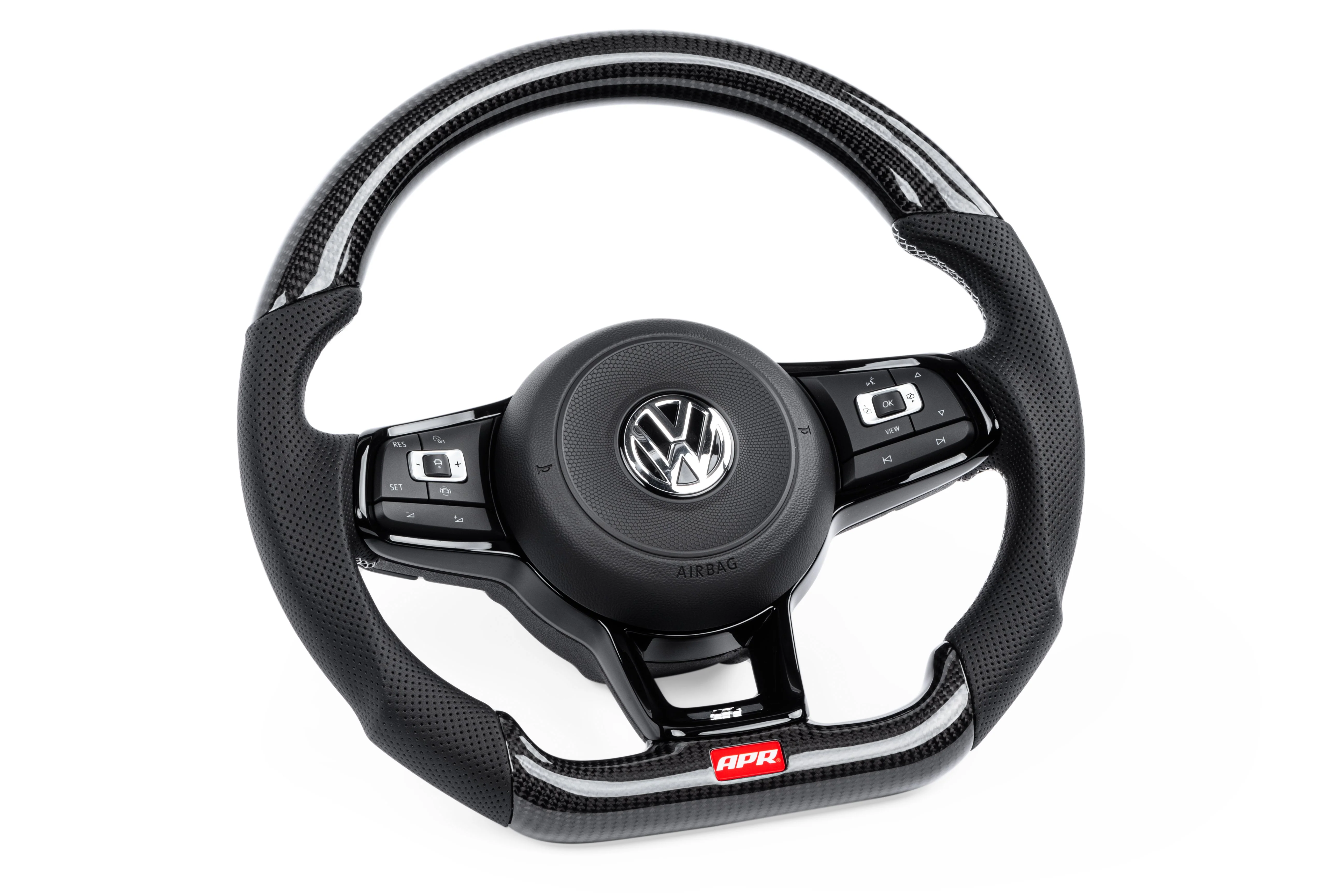 APR STEERING WHEEL - CARBON FIBER & PERFORATED LEATHER - MK7 GTI/GLI - Image 2