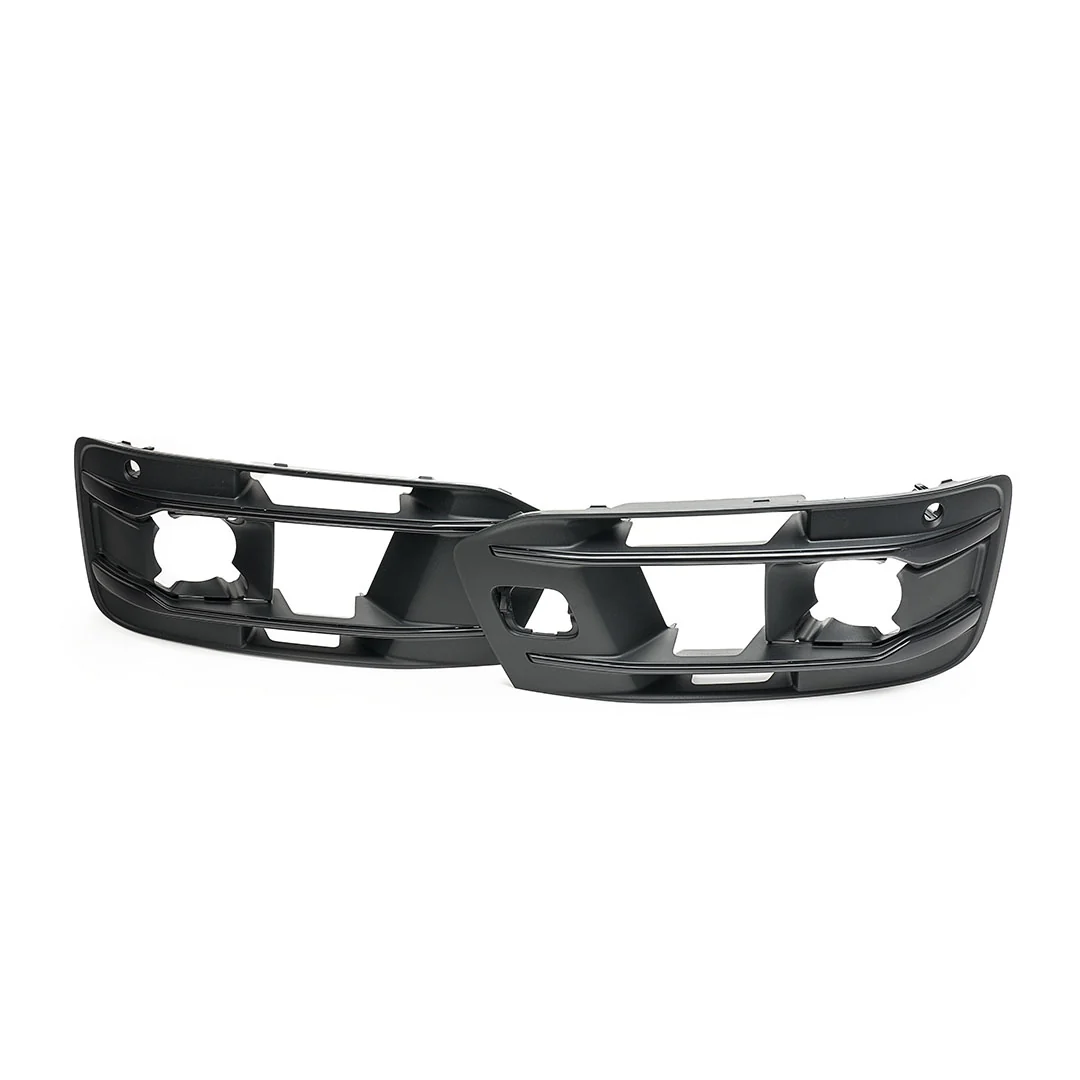 Audi 4M Q7 (Pre-Facelift) OEM Black Optic Lower Grille Set (Left & Right)