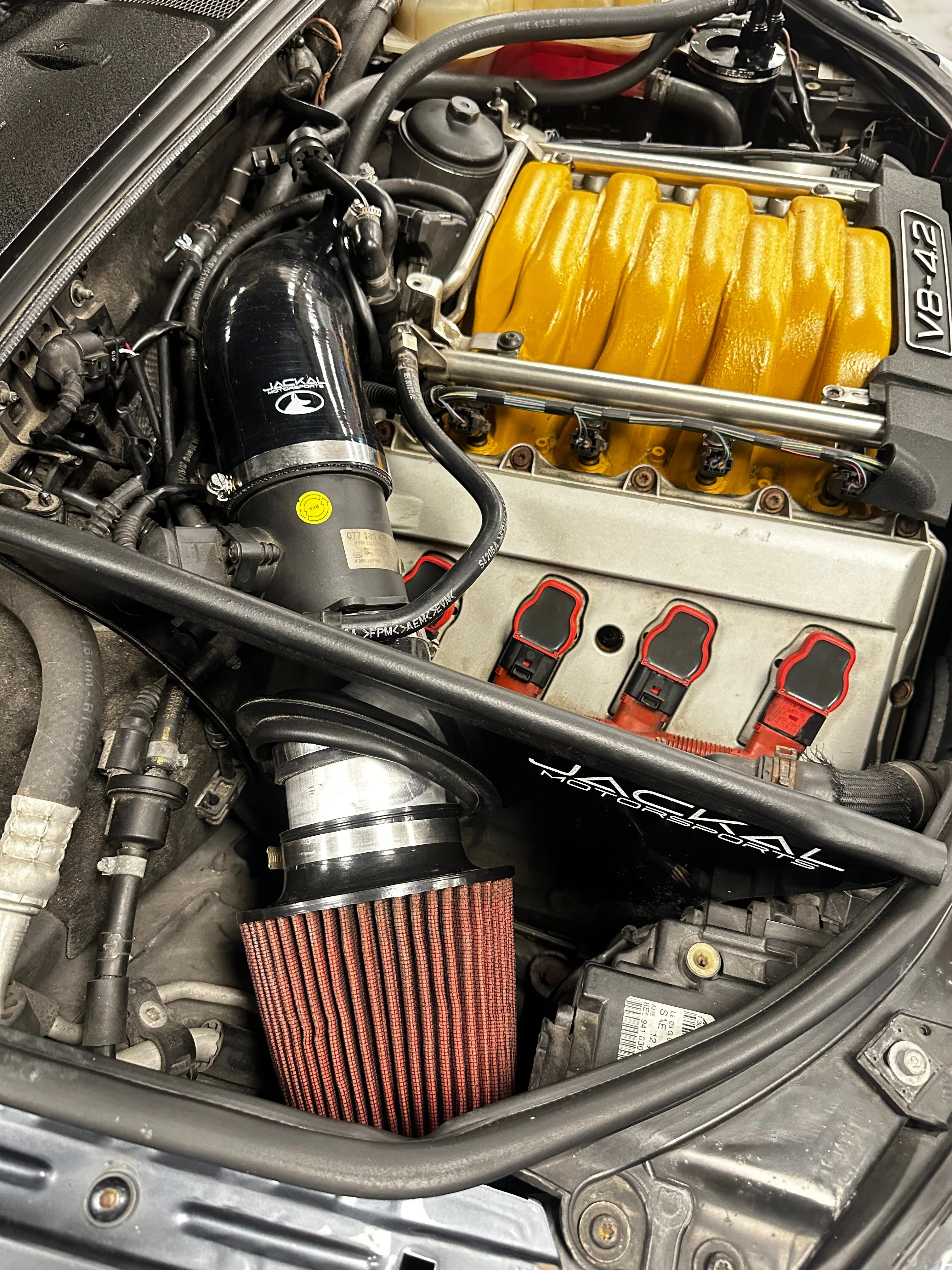 Jackal Motorsports Audi B6/B7 S4 (2004–2008) Upgraded Throttle Body Inlet Hose - Image 3