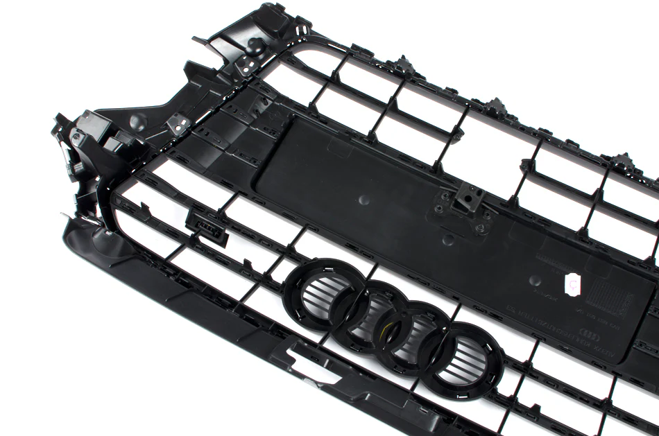 AUDI OEM Euro S3 Black Optik Grille - Pre-Facelift for Cars with Adaptive Cruise Control - CLEARANCE - Image 4