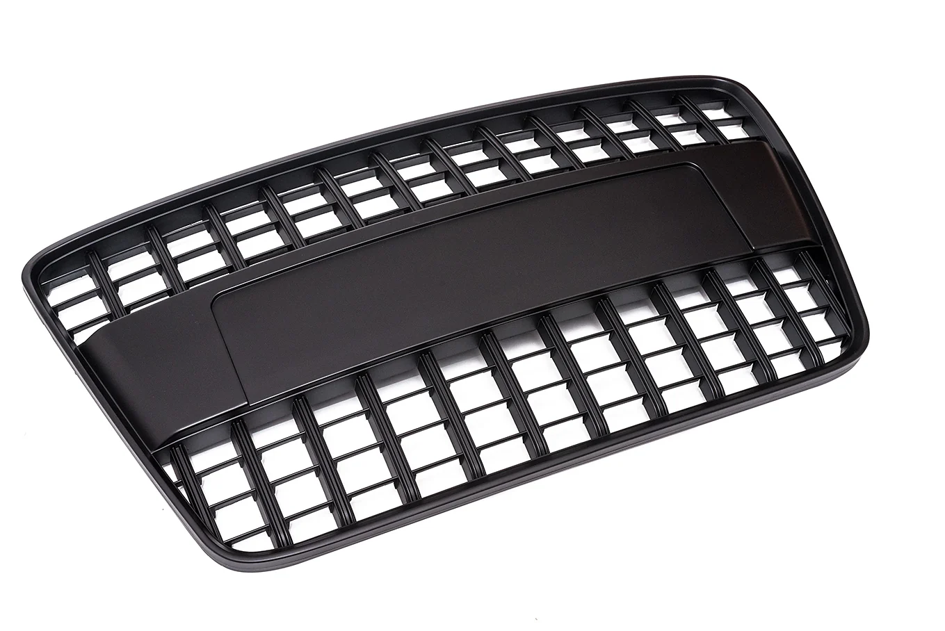Audi Q7 Black Optic Badgeless Grille - 4L - Pre-Facelift