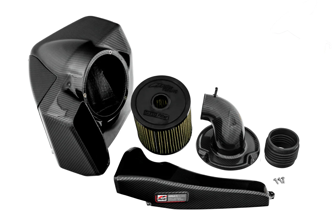 AWE AirGate™ Carbon Fiber Intake for Audi B9 A4 / A5 2.0T - With Lid - Image 8
