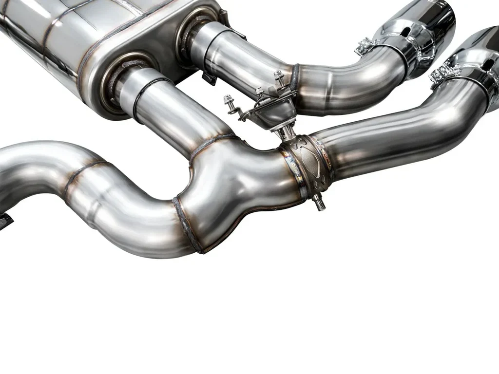 AWE SwitchPath™ Axle-back Exhaust for BMW F97 X3M AWD - Diamond Black Tips - Image 3