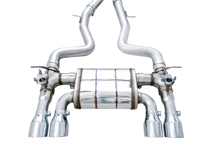 AWE SwitchPath™ Catback Exhaust for BMW F8X M3/M4 - Chrome Silver Tips - Image 2