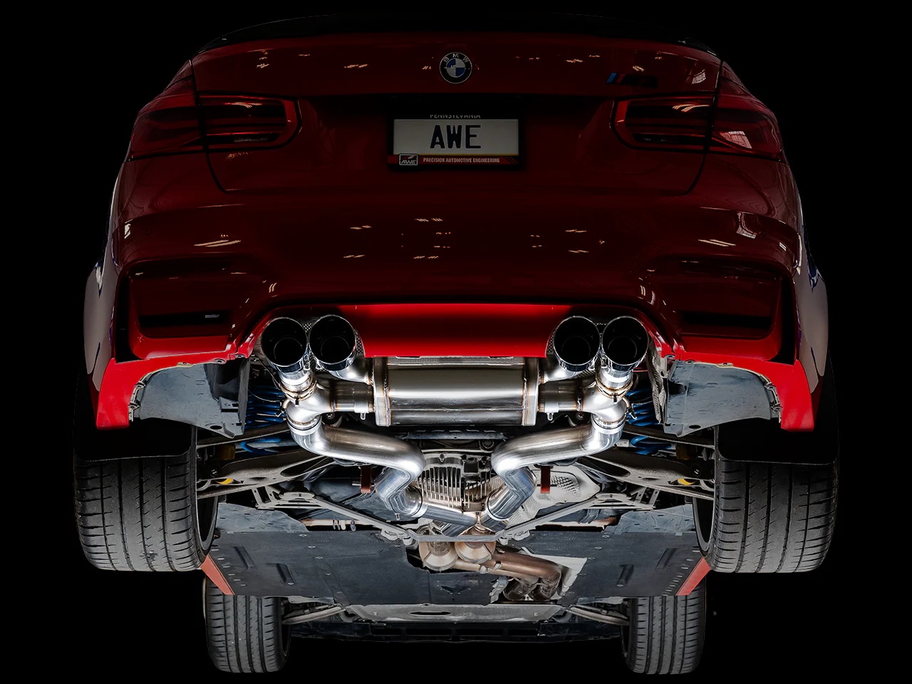AWE SwitchPath™ Catback Exhaust for BMW F8X M3/M4 - Diamond Black Tips - Image 5