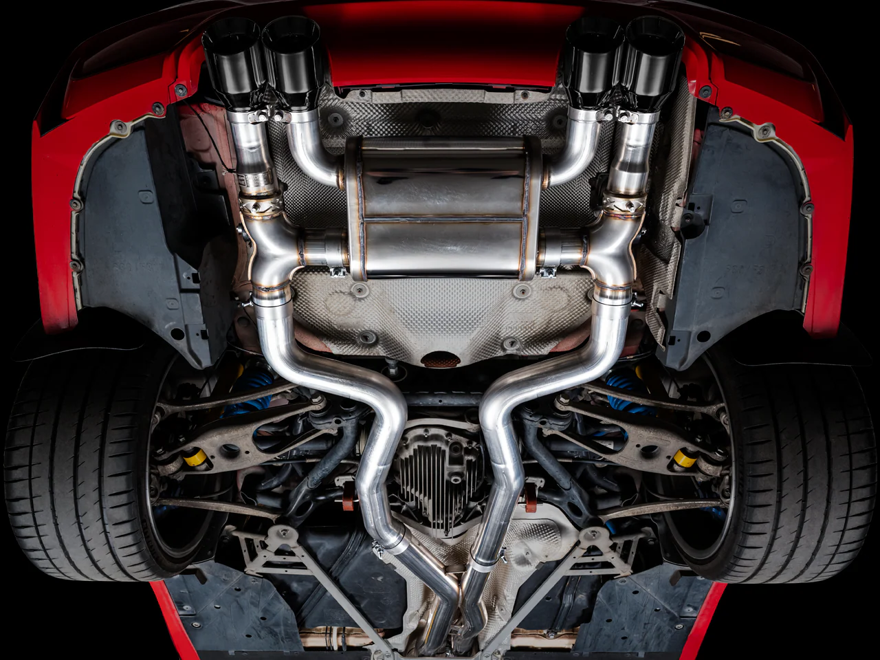AWE SwitchPath™ Catback Exhaust for BMW F8X M3/M4 - Diamond Black Tips - Image 7