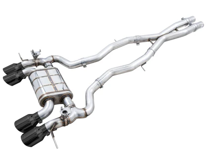 AWE SwitchPath™ Catback Exhaust for BMW G8x M3/M4 - Diamond Black Tips