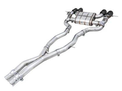 AWE SwitchPath™ Catback Exhaust for BMW G8x M3/M4 - Diamond Black Tips - Image 3