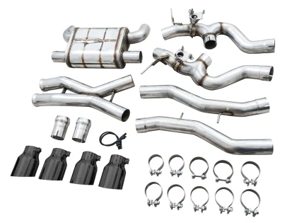 AWE SwitchPath™ Catback Exhaust for BMW G8x M3/M4 - Diamond Black Tips - Image 6