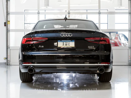 AWE SwitchPath™ Exhaust for Audi B9 A5 - Chrome Silver Tips - Image 6