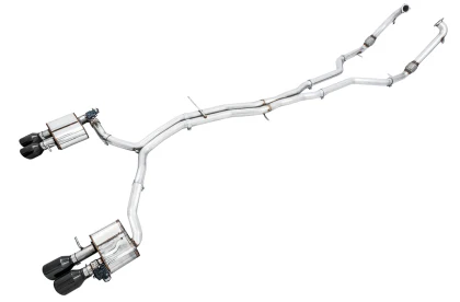 AWE SwitchPath™ Exhaust (Non-Resonated) for Audi B9 S5 Coupe - Diamond Black Tips