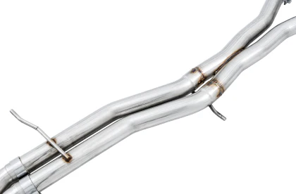 AWE SwitchPath™ Exhaust (Non-Resonated) for Audi B9 S5 Coupe - Diamond Black Tips - Image 2