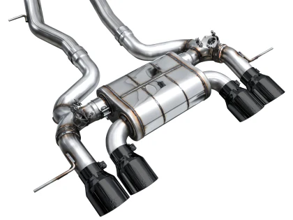AWE SwitchPath™ Exhaust for BMW G87 M2 - Diamond Black Tips - Image 3