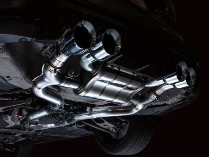 AWE SwitchPath™ Catback Exhaust for BMW G8x M3/M4 - Chrome Silver Tips - Image 4