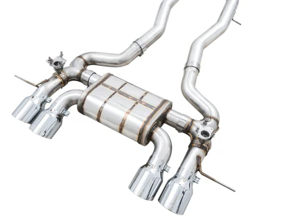 AWE SwitchPath™ Catback Exhaust for BMW G8x M3/M4 - Chrome Silver Tips - Image 9