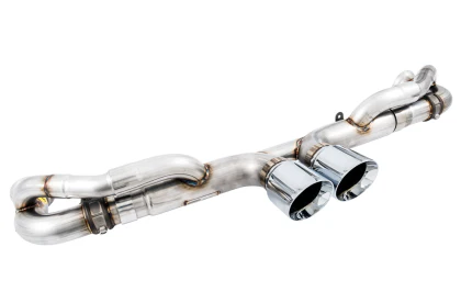 AWE SwitchPath™ Exhaust for Porsche 991 GT3 / RS - Chrome Silver Tips