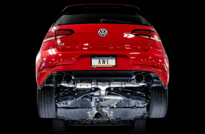 AWE SwitchPath™ Exhaust for VW MK7.5 Golf R - Chrome Silver Tips - Image 5