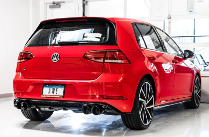 AWE SwitchPath™ Exhaust for VW MK7 Golf R - Diamond Black Tips - Image 2