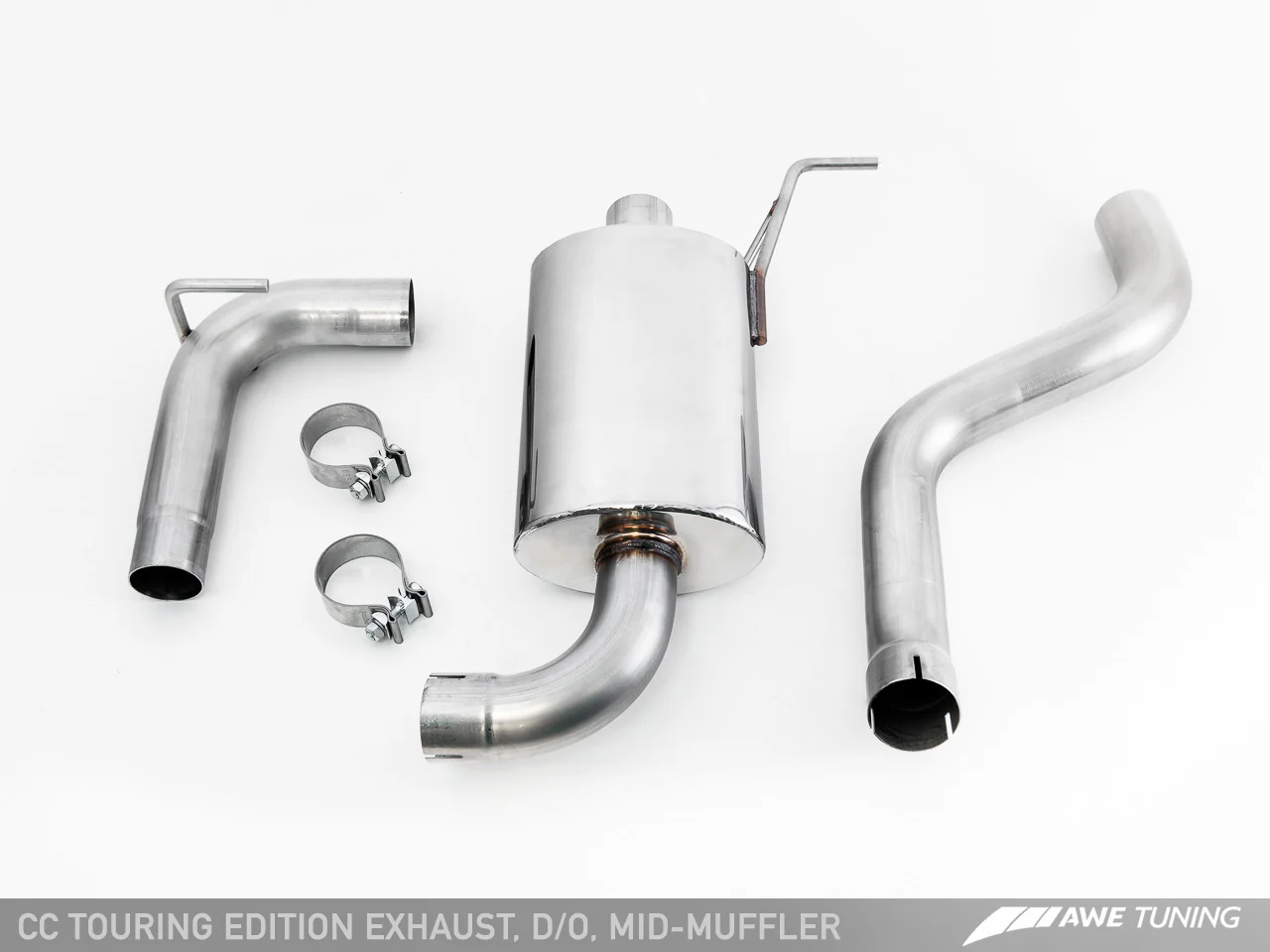 AWE Touring Edition Exhaust for VW CC 2.0T - Dual Outlet - Chrome Silver Tips - Image 4
