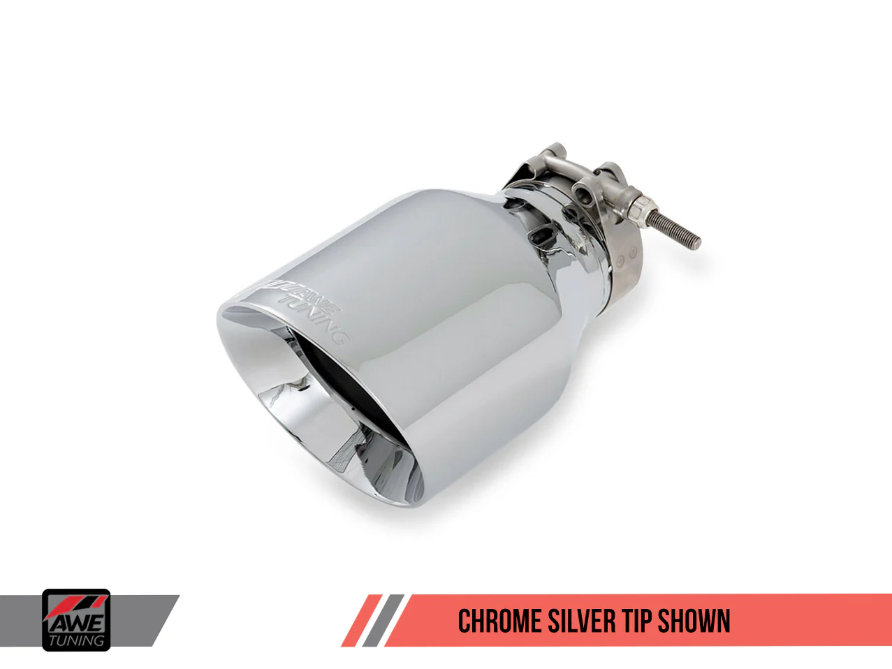 AWE Touring Edition Exhaust for VW MK7 Golf 1.8T - Chrome Silver Tips (90mm) - Image 2